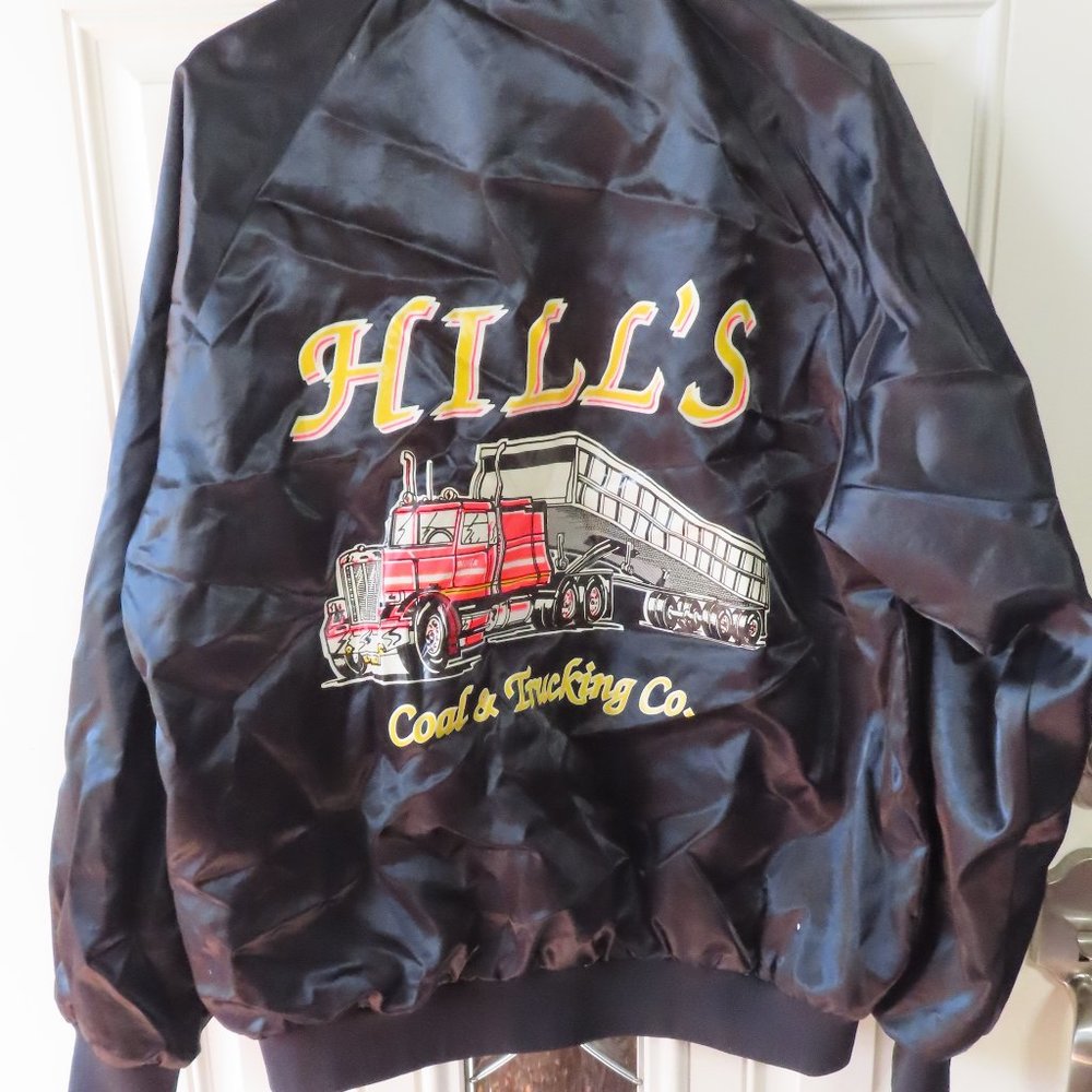 Men's Vintage Cardinal Hill's Coal and Trucking lightweight jacket coat sz XL - Picture 8 of 14